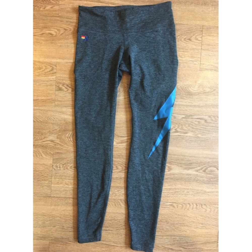Aviator Nation Blue Bolt Leggings size small: new